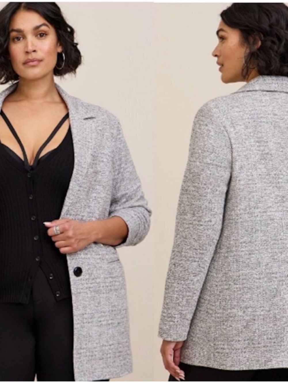 Torrid Studio Double Knit Boyfriend Blazer NWOT
